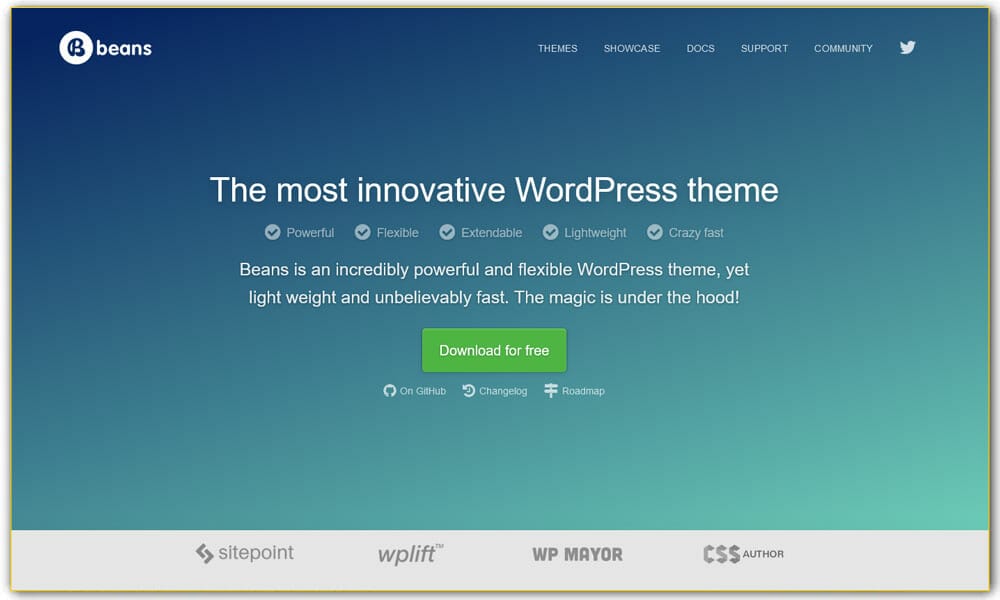 Beans – Fastest WordPress Framework