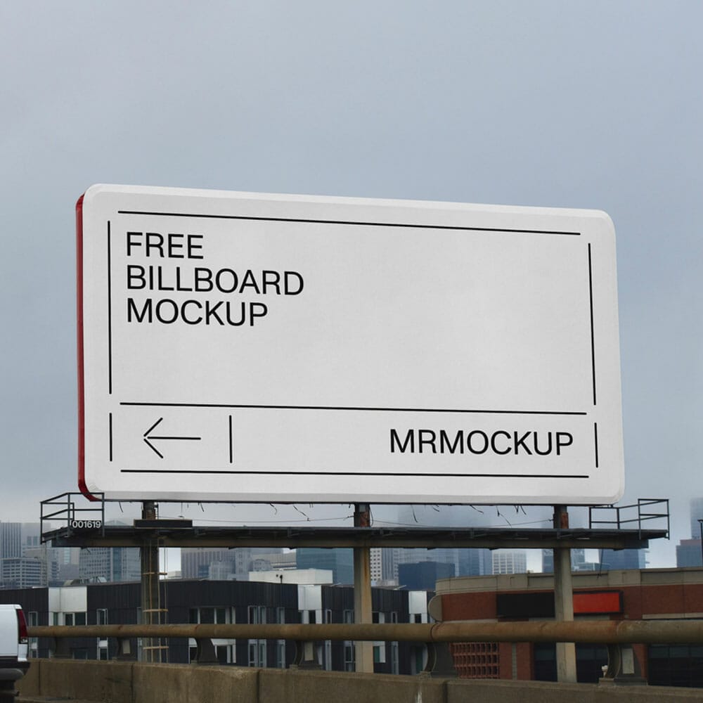 Big City Billboard PSD Mockup