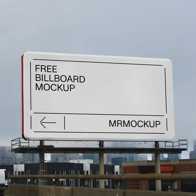 Big City Billboard PSD Mockup