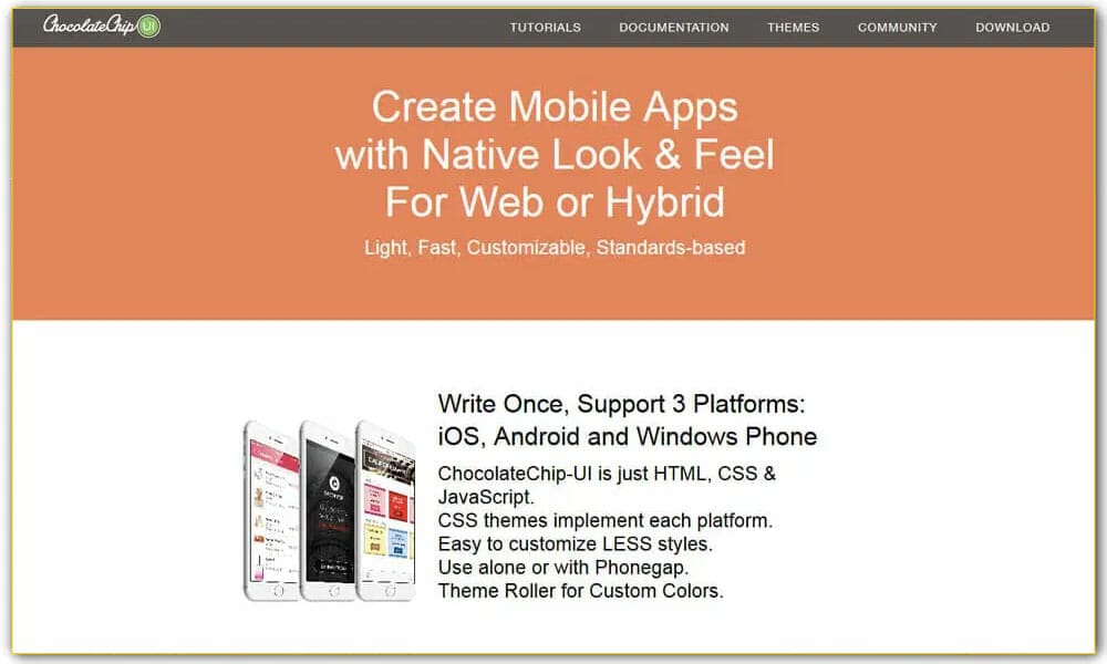 50+ Mobile Application Frameworks (HTML, CSS & Js)