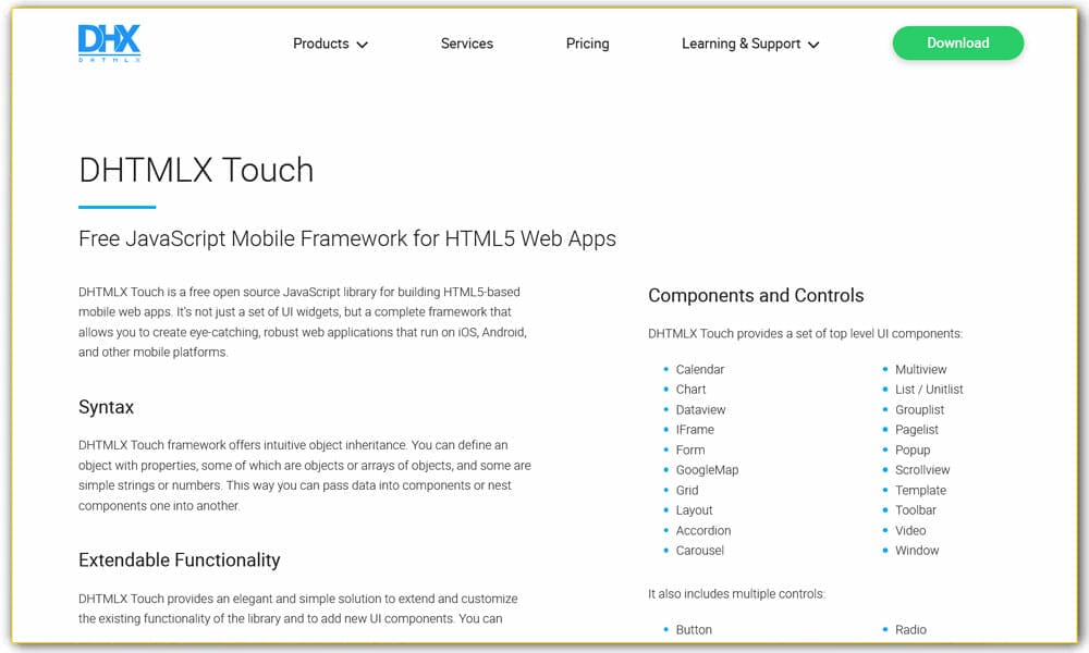 50+ Mobile Application Frameworks (HTML, CSS & Js)