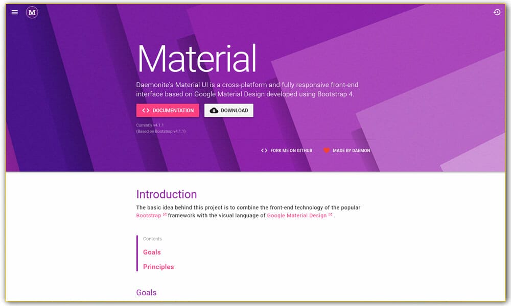 25+ Best Material Design Frameworks » CSS Author