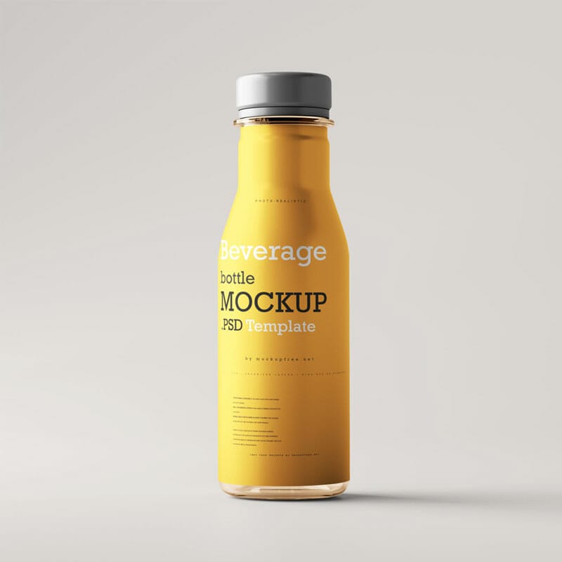 Free Beverage Bottle Mockups