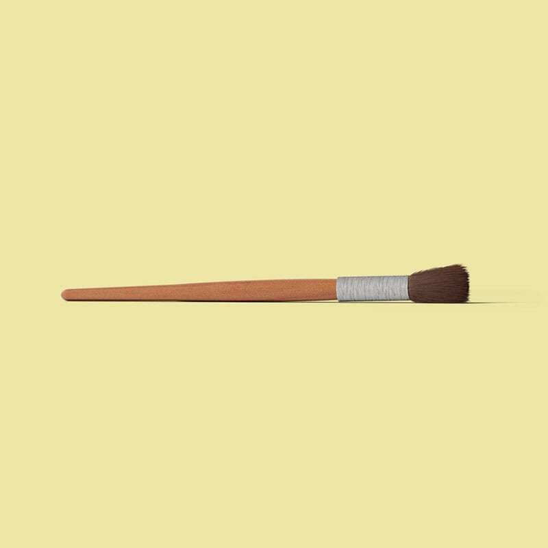 Free Brush Mockup PSD