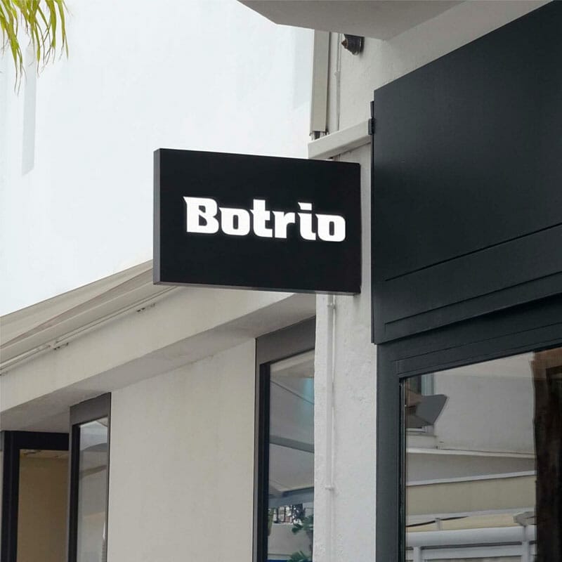 Free Building Signage Mockup PSD Template