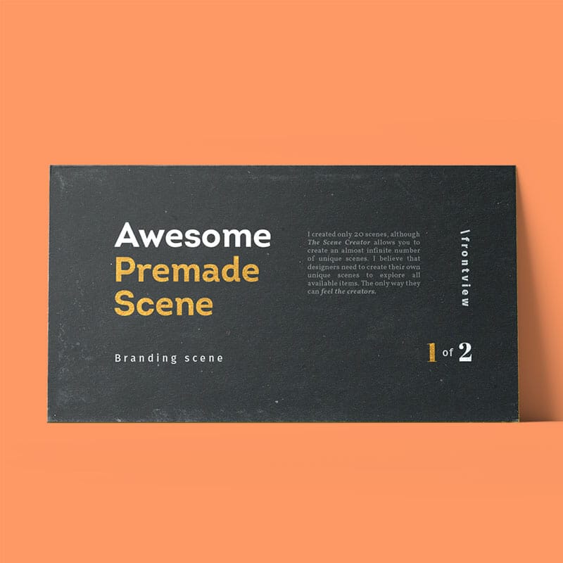 Free Business Card Mockup PSD