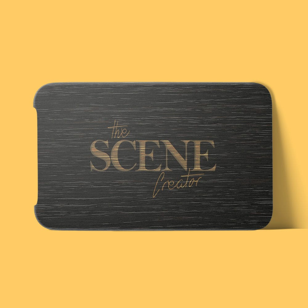Free Card Holder Mockup Front View