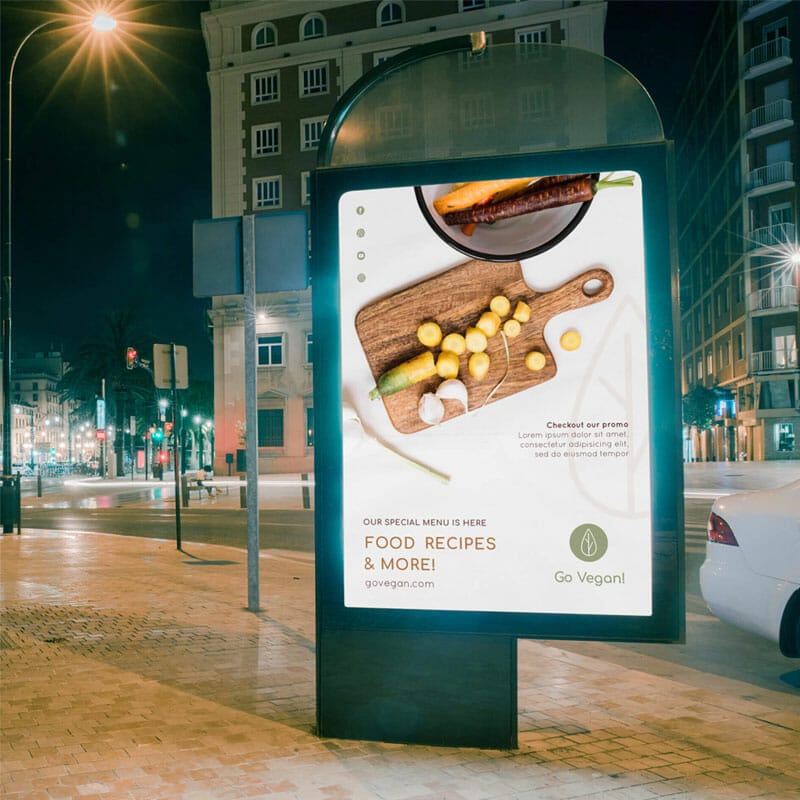 Free City Light Mockup PSD Template