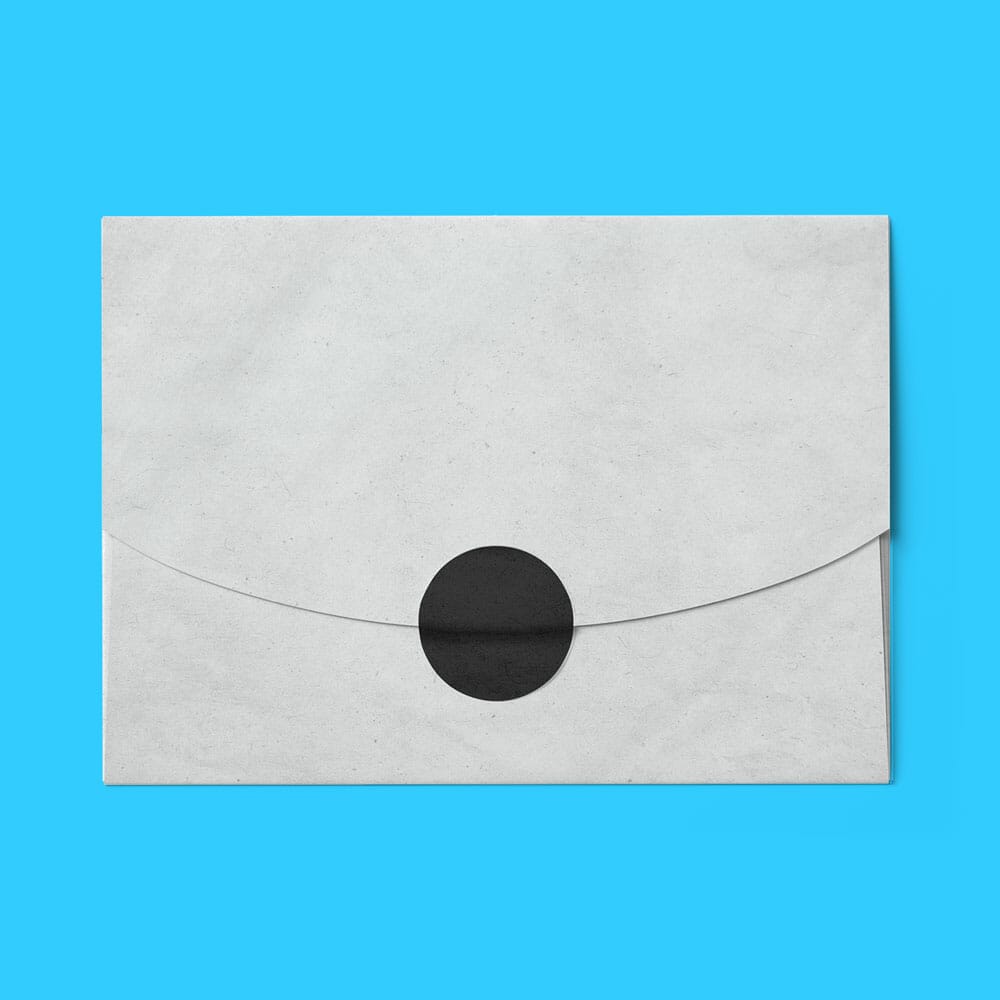 Free Closed Envelope Mockup PSD