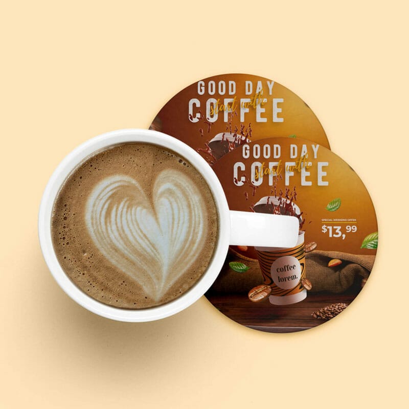 Free Cup Base Mockup PSD Template