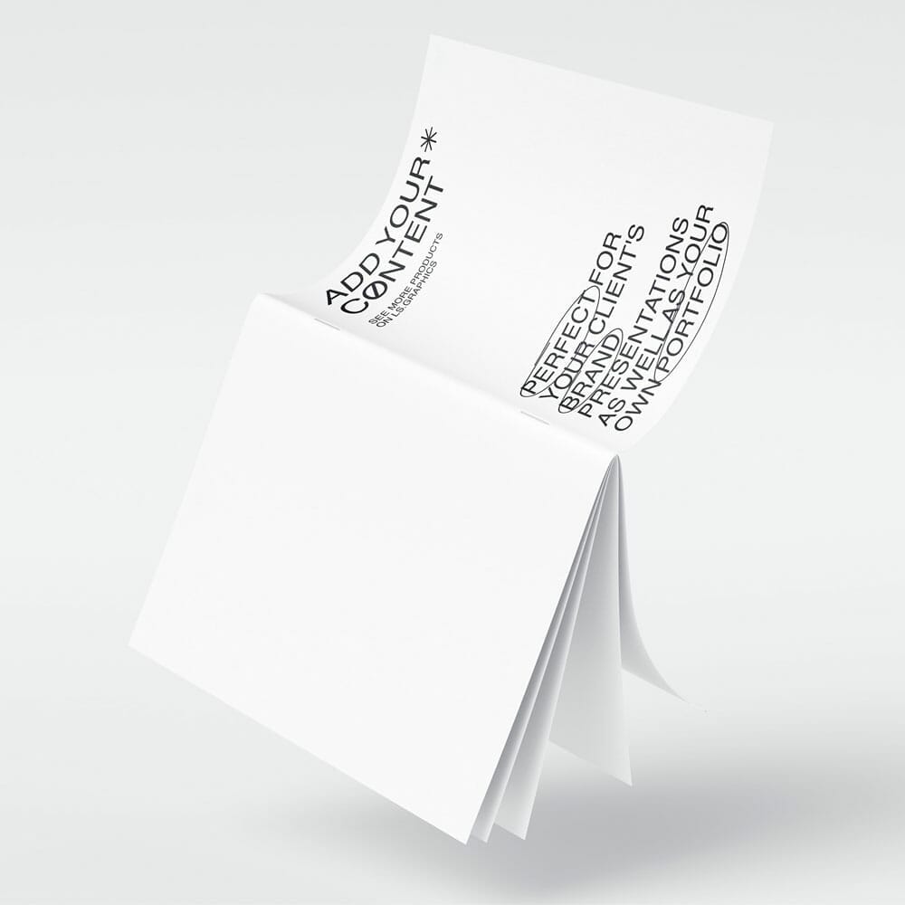 Free Floating Magazine PSD Mockup