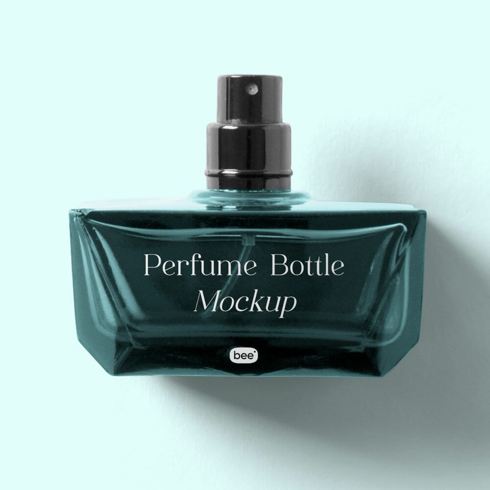Free Perfume Bottle Mockup