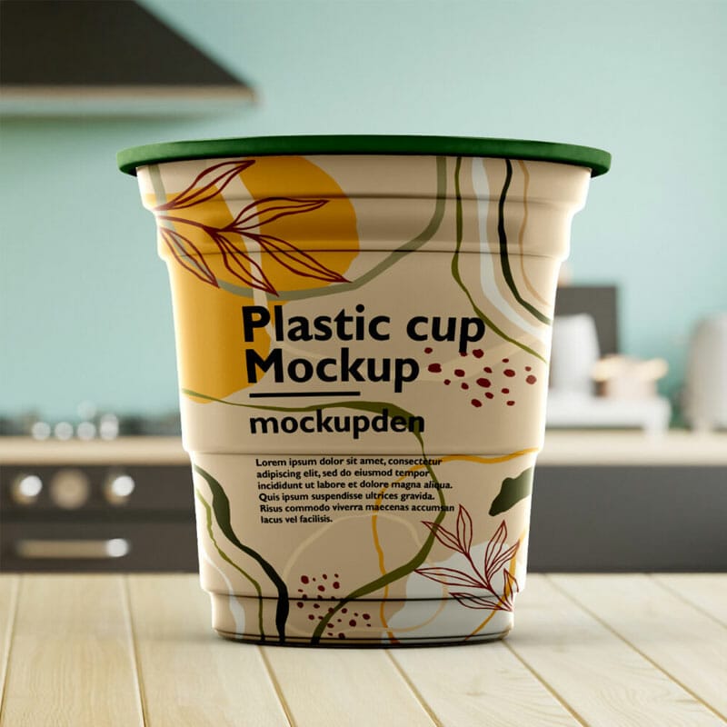 Free Plastic Cup Mockup Psd Template Css Author 9478