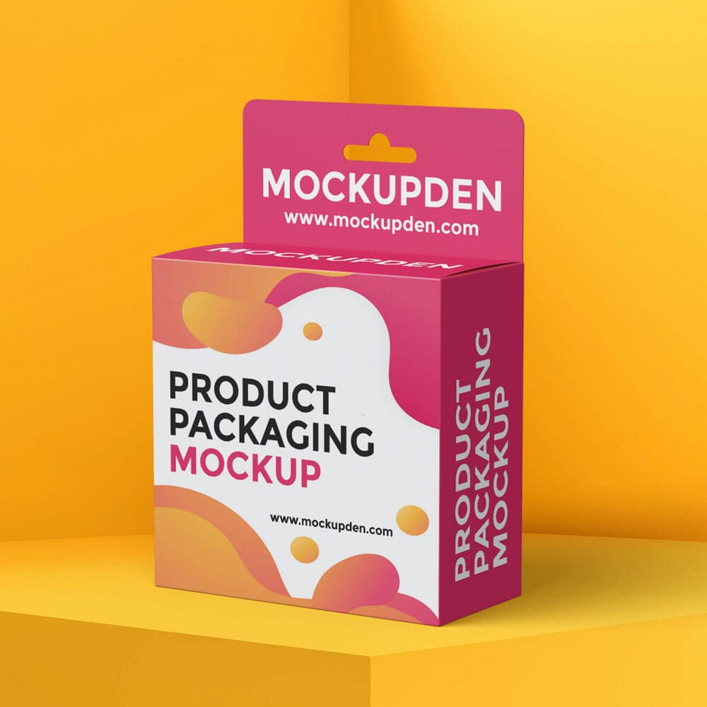 Free Product Packaging Mockup PSD Template