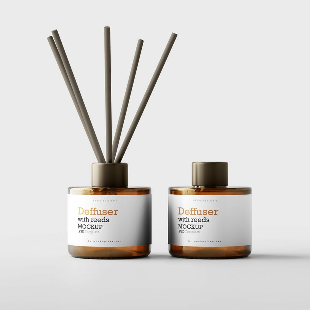 Free Reed Diffuser Mockups