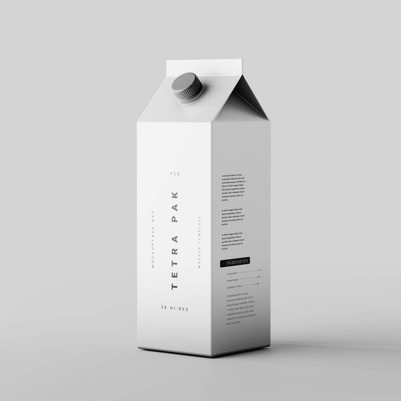 Free Tetra Pak Mockup