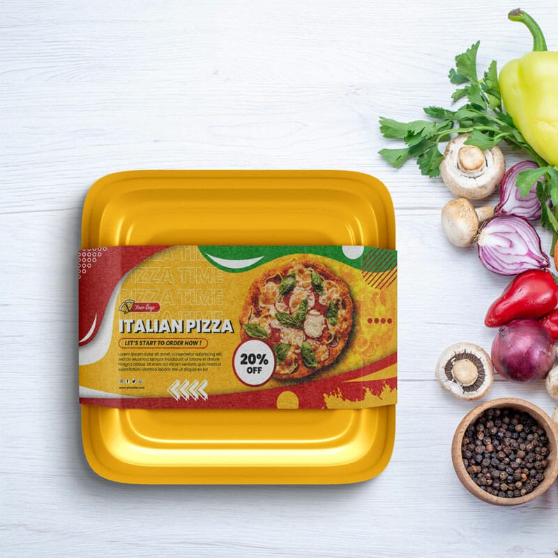 Free To Go Box Mockup PSD Template