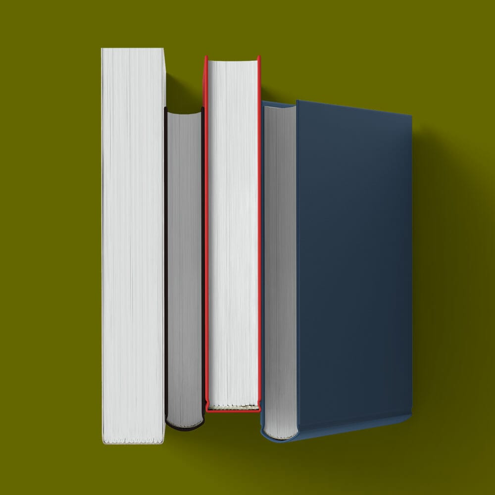 Free Top View Books Mockup PSD