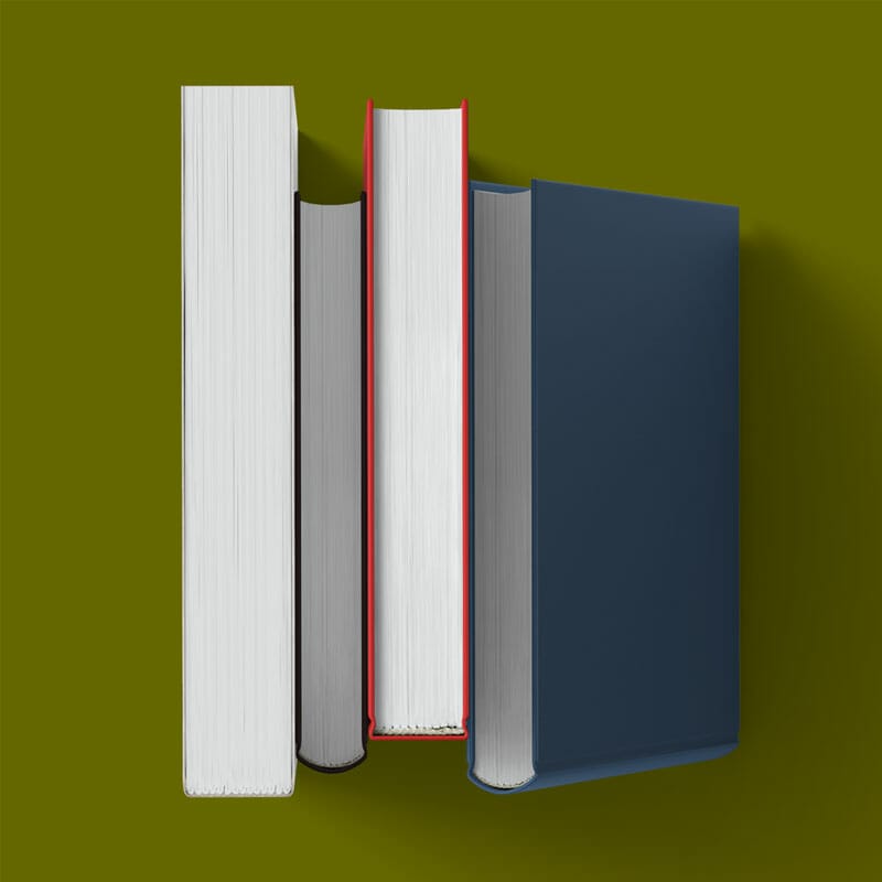 Free Top View Books Mockup PSD