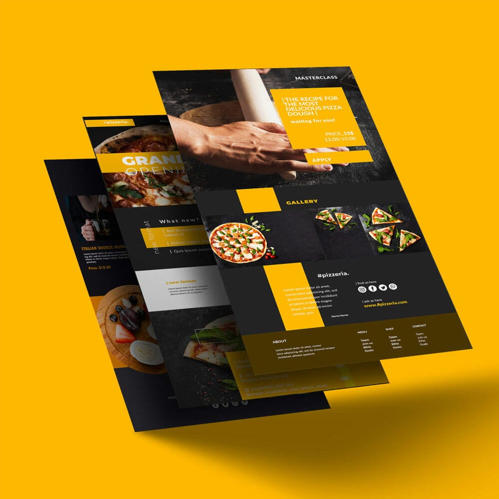 Free Website Showcase Mockup PSD Template