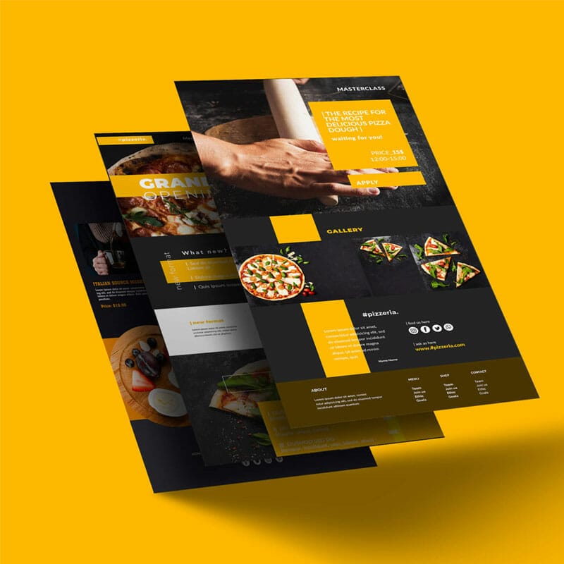 Free Website Showcase Mockup PSD Template