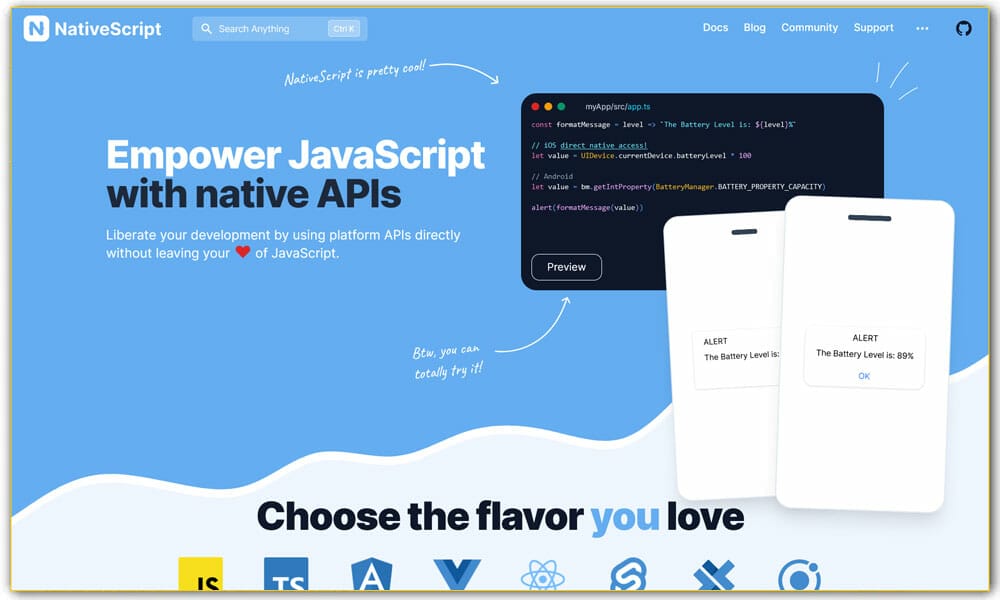 50+ Mobile Application Frameworks (HTML, CSS & Js)