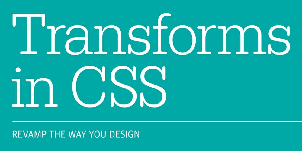 CSS PDF Books For Web Designers 16 Transforms in CSS