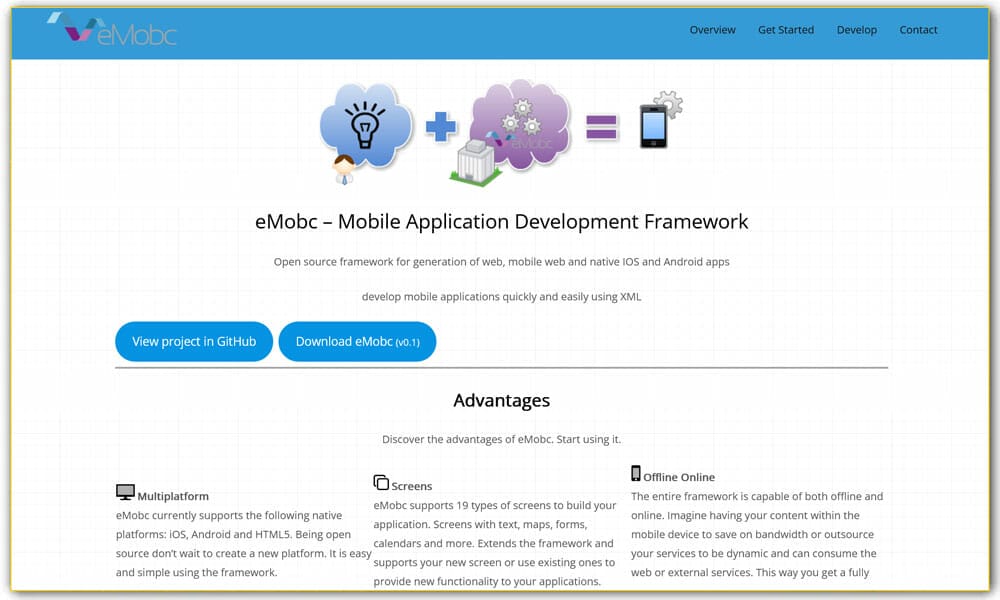 eMobc – Mobile Application Development Framework