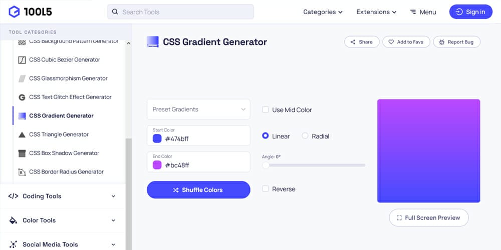 The Top Free CSS Gradient Generators » CSS Author