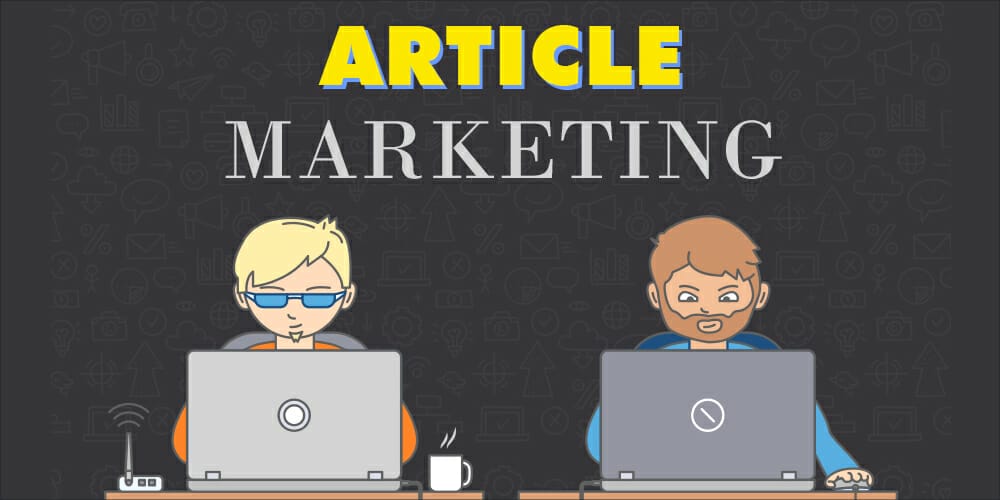 Article Marketing Infographic Template PSD