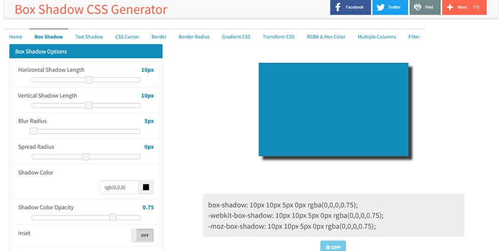 Amazing CSS Shadow Generator Tools Online