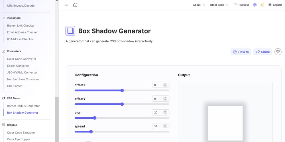 Box Shadow Generator