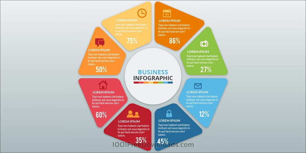 Business Vector Circle Infographic
