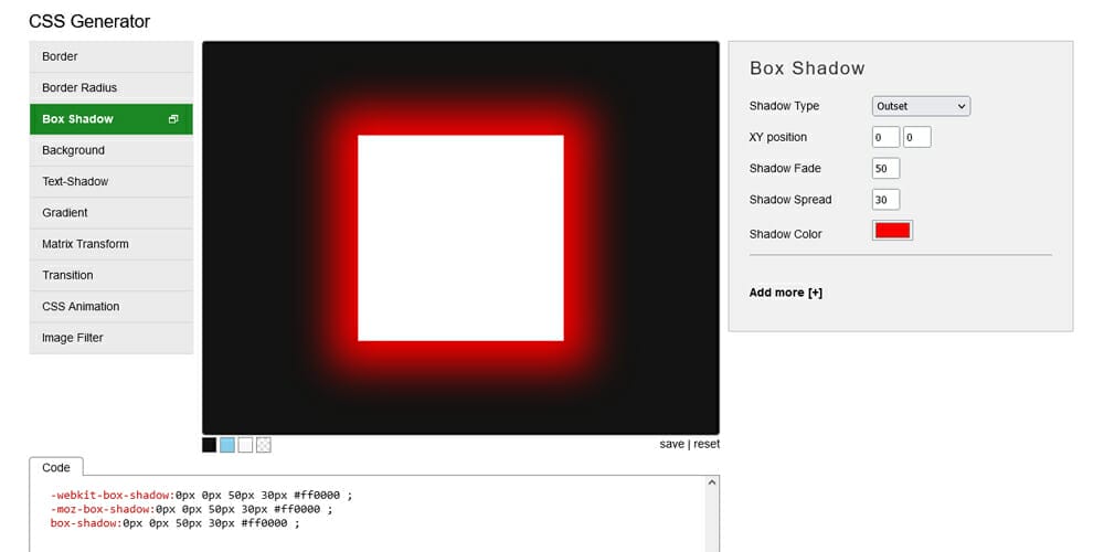 Amazing CSS Shadow Generator Tools Online 21 CSS Generator