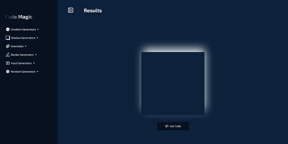 Amazing CSS Shadow Generator Tools Online 19 Code Magic Box Shadow Generator