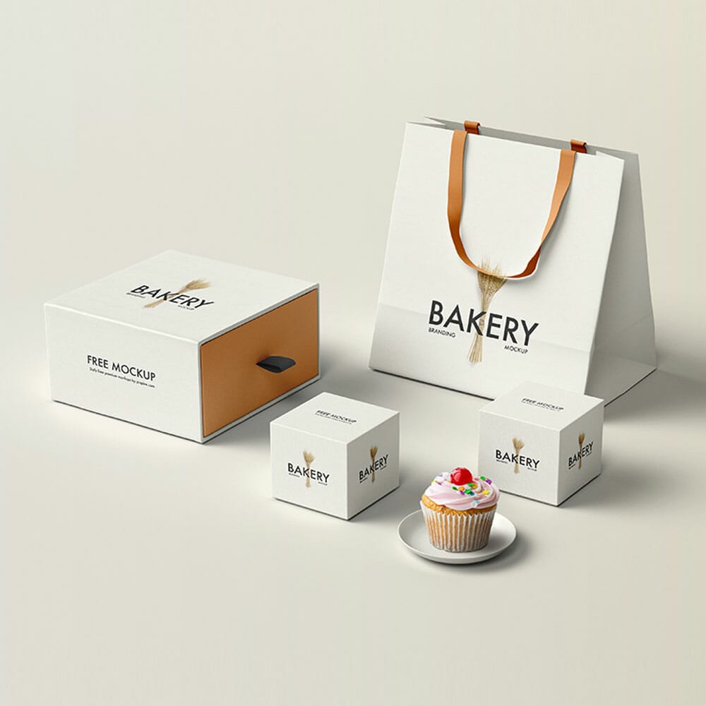 Free Bakery Branding Mockup