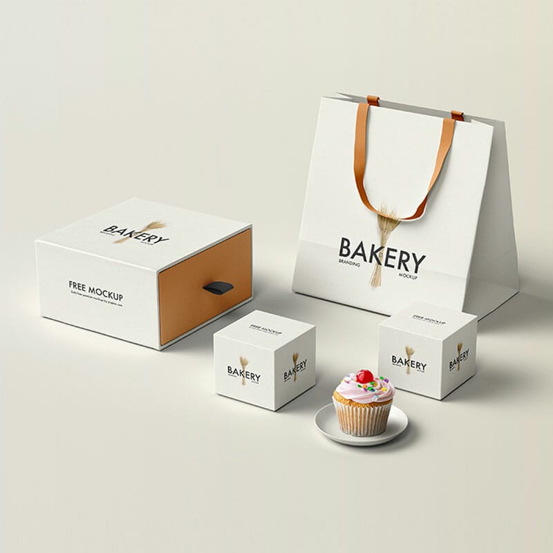 Free Bakery Branding Mockup