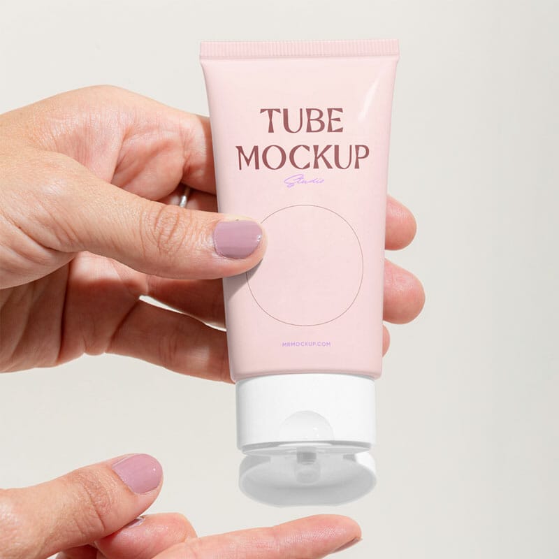 Free Beauty Tube PSD Mockup