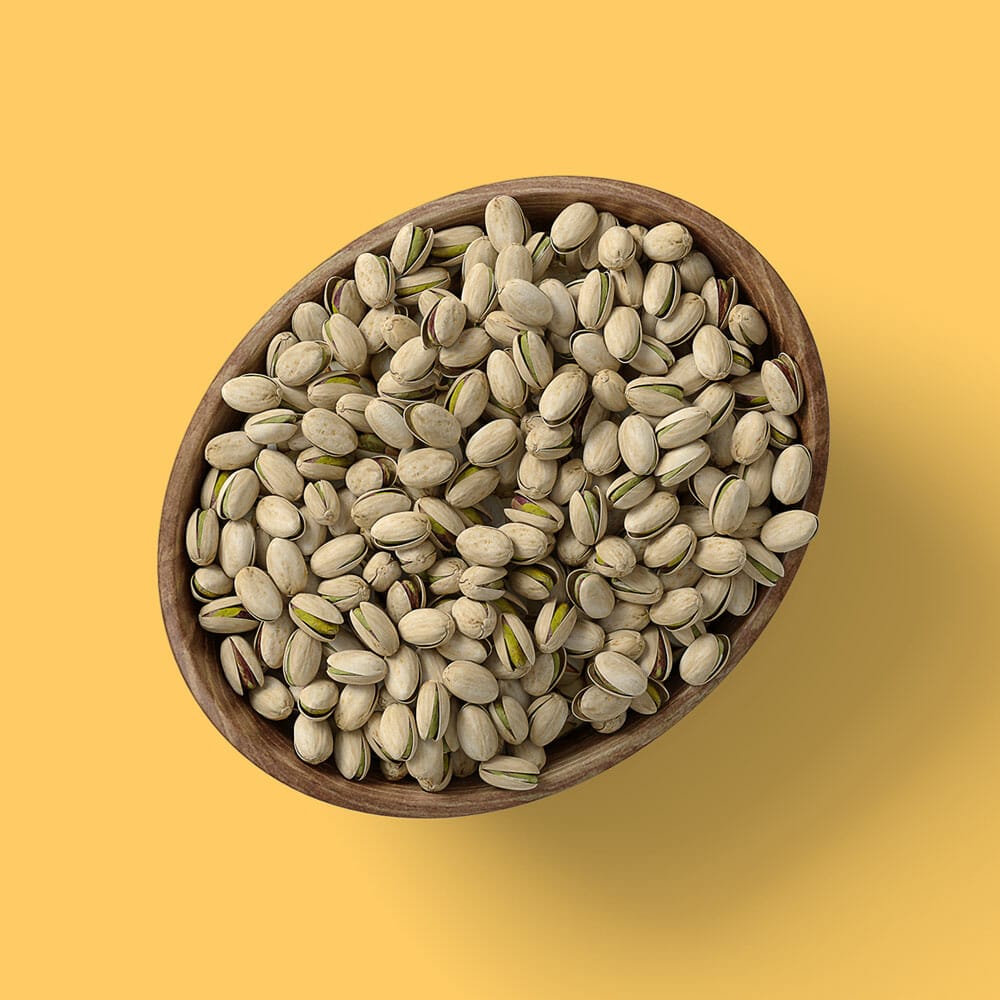 Free Bowl With Pistachios Mockup Top View PSD