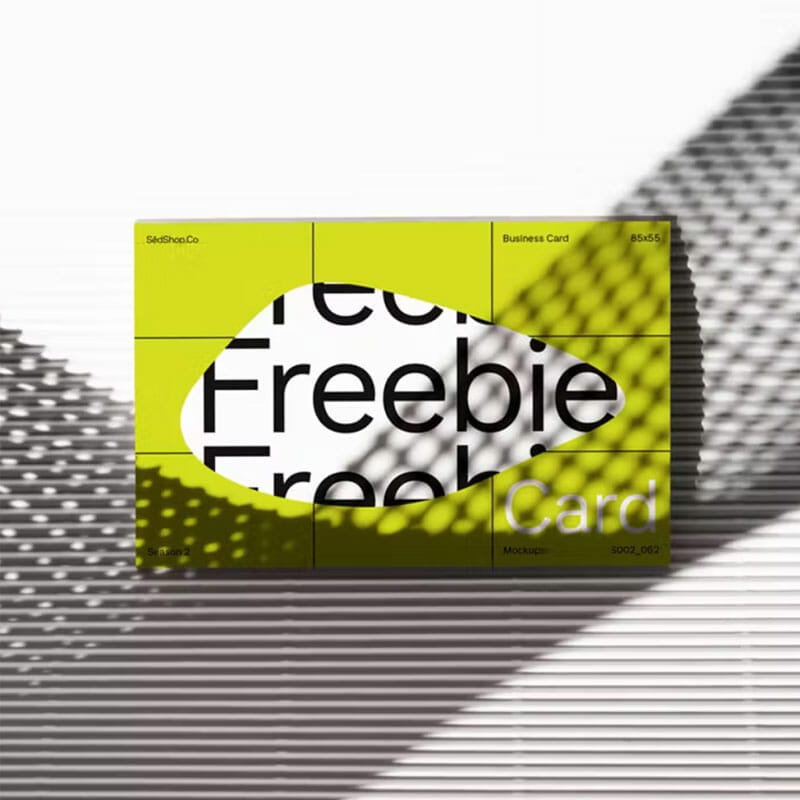 Free Business Card Mockup PSD