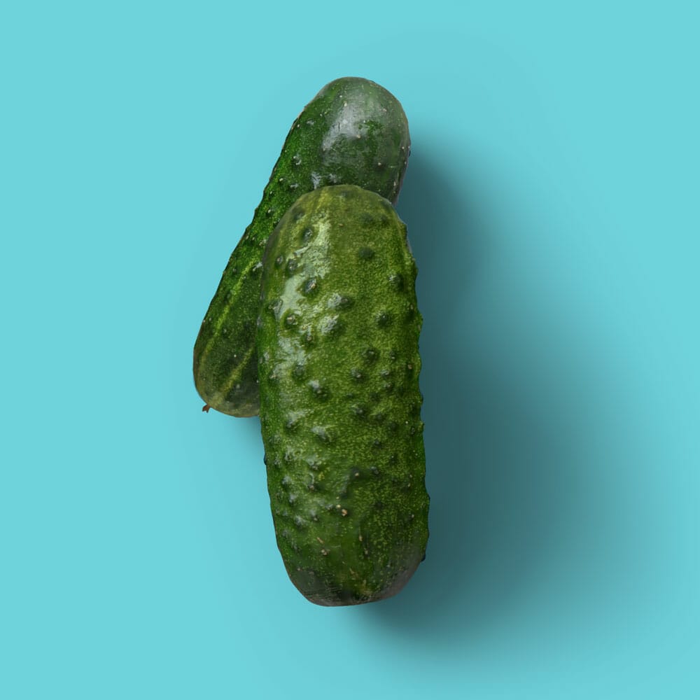 Free Cucumber Mockup PSD