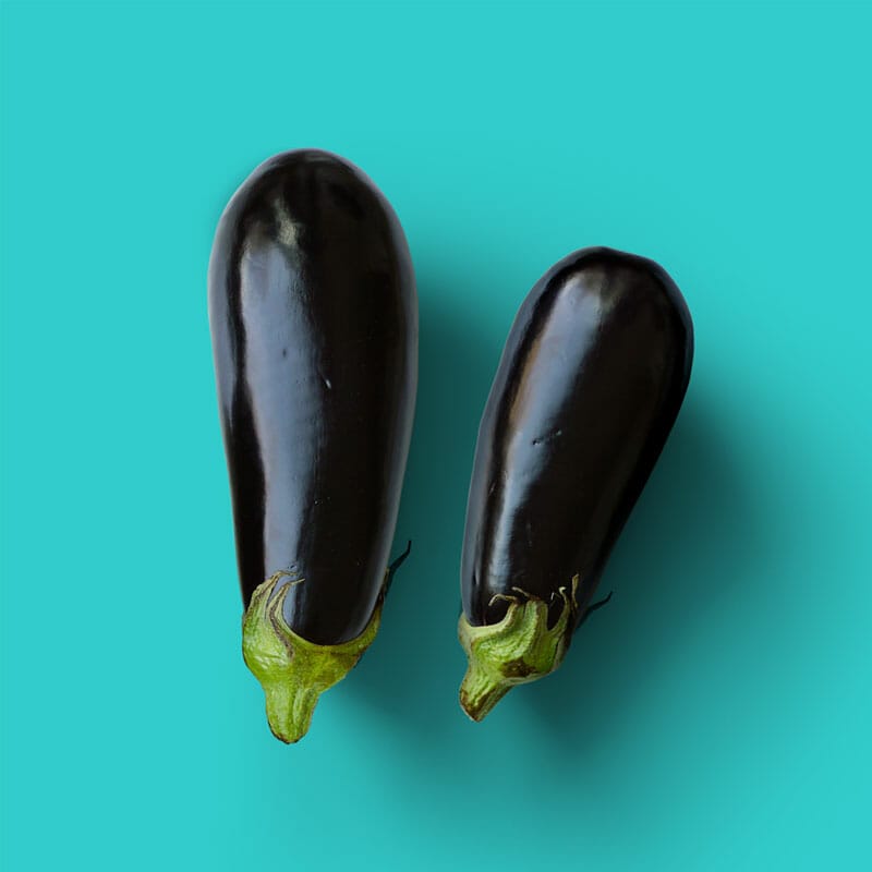 Free Eggplant Mockup PSD