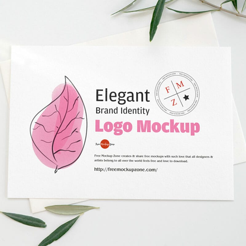 Free Elegant Brand Identity Logo Mockup