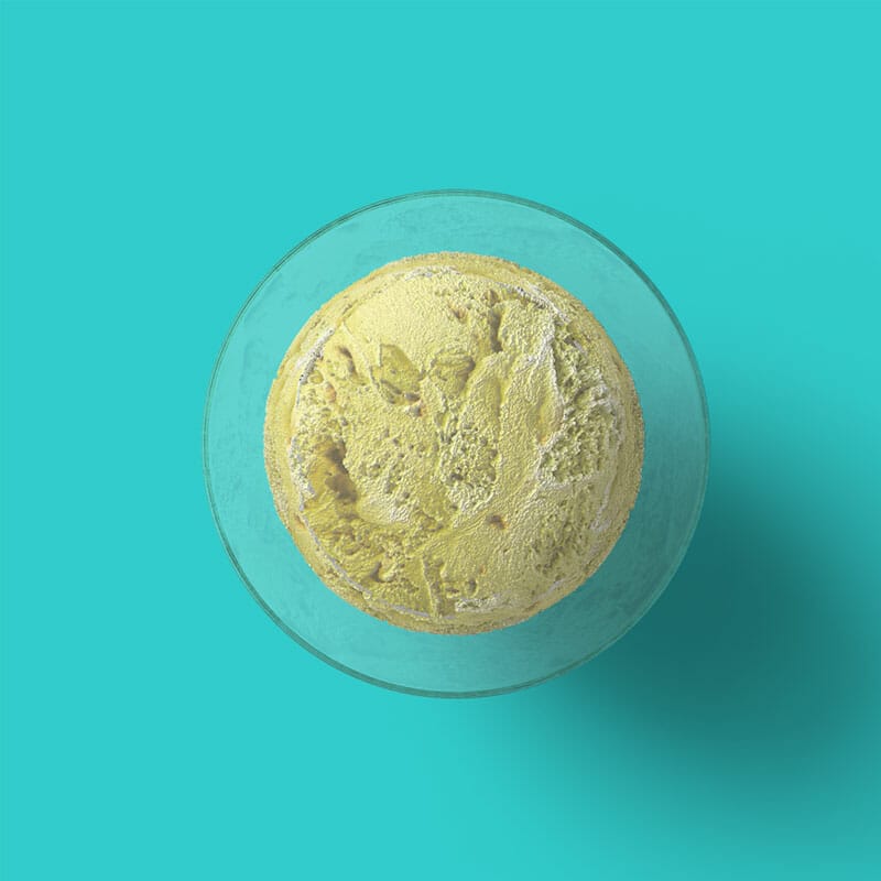 Free Icecream Mockup Top View PSD