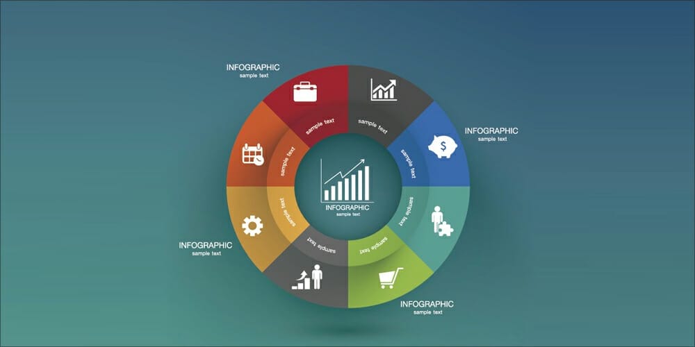 Free Infographic Design Vector Template 