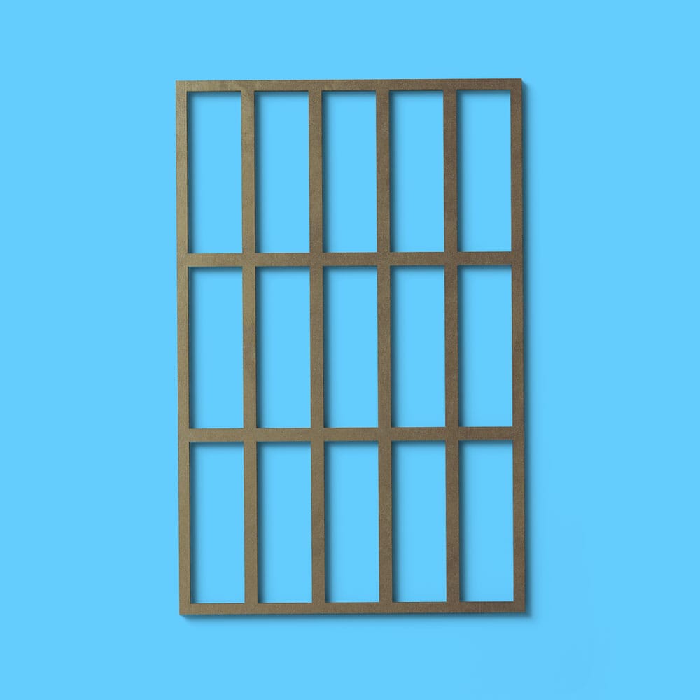 Free Lattice Mockup Top View PSD