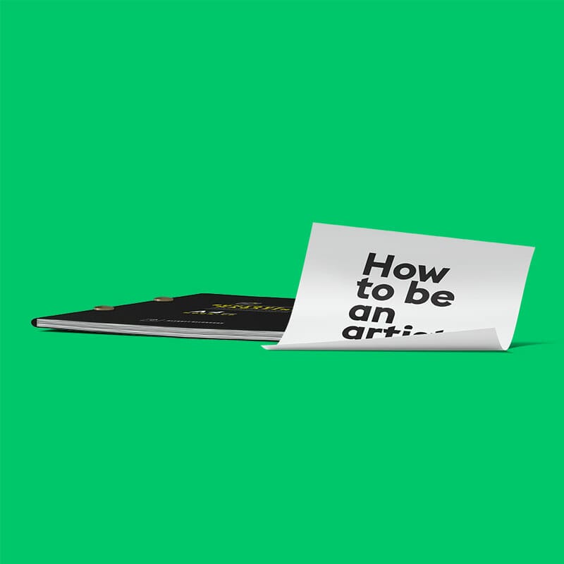 Free Magazine And Sheet Mockup Front View