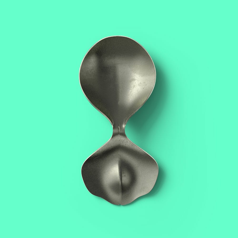 Free Old Kitchen Tool Mockup Top View