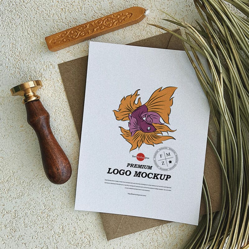 Free PSD Premium Branding Logo Mockup