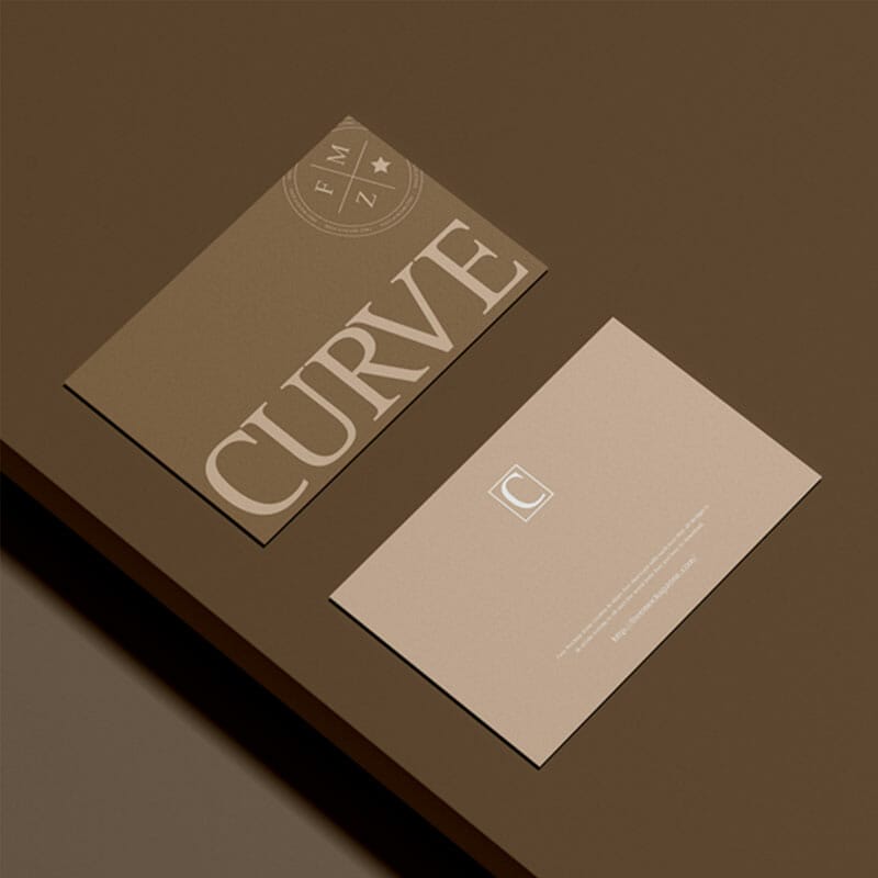 Free Premium Branding 85×55 mm Business Card Mockup